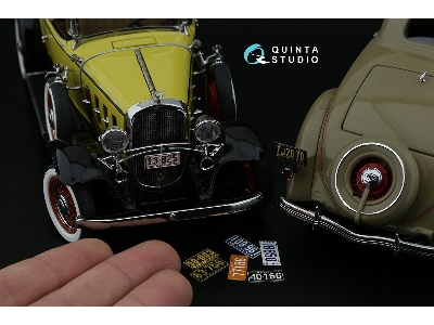 Northeastern Us License Plates 1910-1940 With Metal Base (For All Kits) - zdjęcie 8