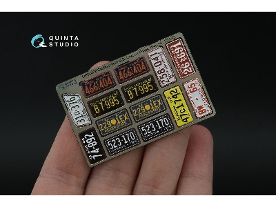 Southeastern Us License Plates 1940-1950 With Metal Base (For All Kits) - zdjęcie 2