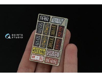 Southeastern Us License Plates 1940-1950 With Metal Base (For All Kits) - zdjęcie 4