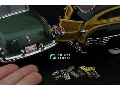 Southeastern Us License Plates 1940-1950 With Metal Base (For All Kits) - zdjęcie 7