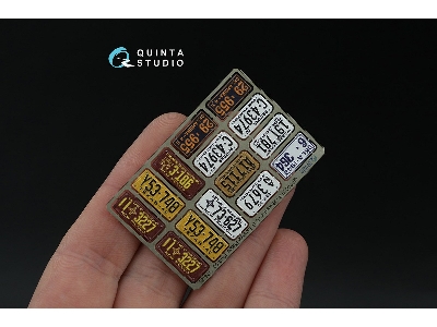 Southwestern Us License Plates 1940-1950 With Metal Base (For All Kits) - zdjęcie 4