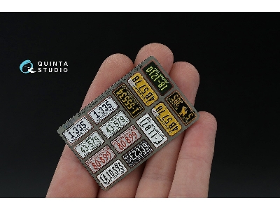 Western Us License Plates 1940-1950 With Metal Base (For All Kits) - zdjęcie 2