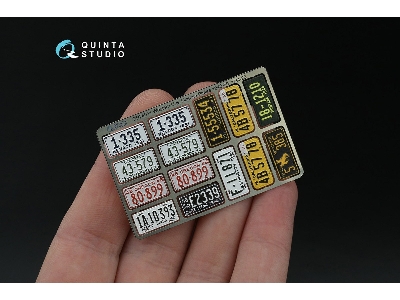 Western Us License Plates 1940-1950 With Metal Base (For All Kits) - zdjęcie 5