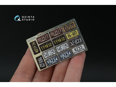 Northeastern Us License Plates 1940-1950 With Metal Base (For All Kits) - zdjęcie 2