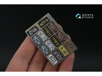 Northeastern Us License Plates 1940-1950 With Metal Base (For All Kits) - zdjęcie 3