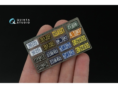 Southeastern Us License Plates 1950-1960 Part 1 With Metal Base (For All Kits) - zdjęcie 2