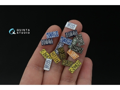 Southeastern Us License Plates 1950-1960 Part 1 With Metal Base (For All Kits) - zdjęcie 5