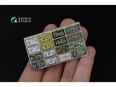 Southeastern Us License Plates 1950-1960 Part 2 With Metal Base (For All Kits) - zdjęcie 2