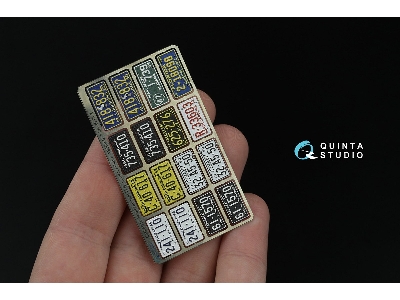 Southeastern Us License Plates 1950-1960 Part 2 With Metal Base (For All Kits) - zdjęcie 4