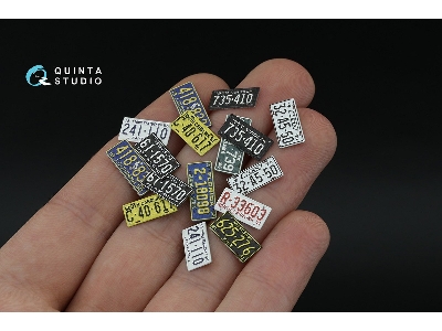 Southeastern Us License Plates 1950-1960 Part 2 With Metal Base (For All Kits) - zdjęcie 6