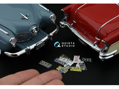 Southeastern Us License Plates 1950-1960 Part 2 With Metal Base (For All Kits) - zdjęcie 7