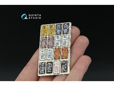 Southwestern Us License Plates 1950-1960 Part 1 With Metal Base (For All Kits) - zdjęcie 4