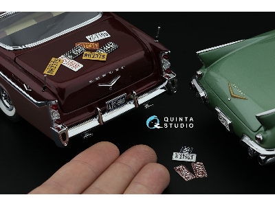 Southwestern Us License Plates 1950-1960 Part 1 With Metal Base (For All Kits) - zdjęcie 7