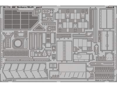  IDF Merkava Mk. IV 1/35 - Hobby Boss - blaszki - zdjęcie 1