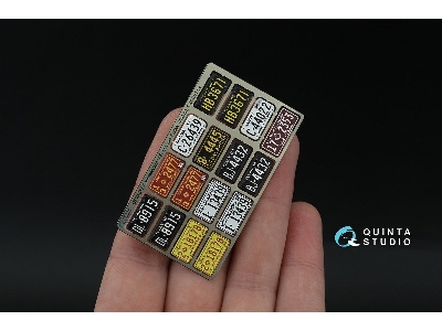 Southwestern Us License Plates 1950-1960 Part 2 With Metal Base (For All Kits) - zdjęcie 3