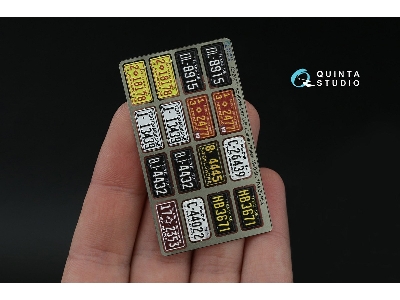 Southwestern Us License Plates 1950-1960 Part 2 With Metal Base (For All Kits) - zdjęcie 4