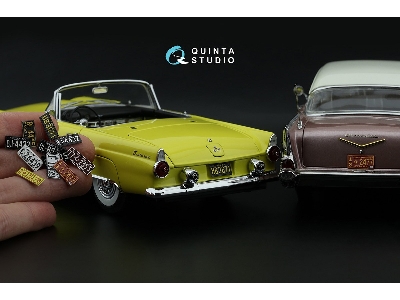 Southwestern Us License Plates 1950-1960 Part 2 With Metal Base (For All Kits) - zdjęcie 6