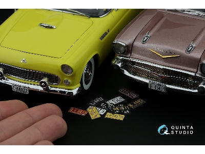 Southwestern Us License Plates 1950-1960 Part 2 With Metal Base (For All Kits) - zdjęcie 7