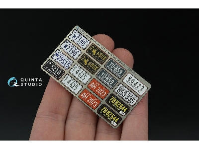 Western Us License Plates 1950-1960 Part 1 With Metal Base (For All Kits) - zdjęcie 3