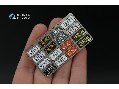 Western Us License Plates 1950-1960 Part 1 With Metal Base (For All Kits) - zdjęcie 4