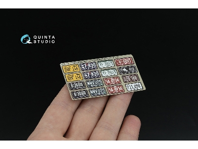 Western Us License Plates 1950-1960 Part 2 With Metal Base (For All Kits) - zdjęcie 2