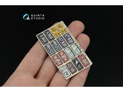 Western Us License Plates 1950-1960 Part 2 With Metal Base (For All Kits) - zdjęcie 4