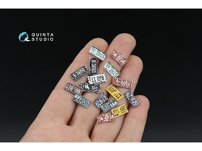 Western Us License Plates 1950-1960 Part 2 With Metal Base (For All Kits) - zdjęcie 6