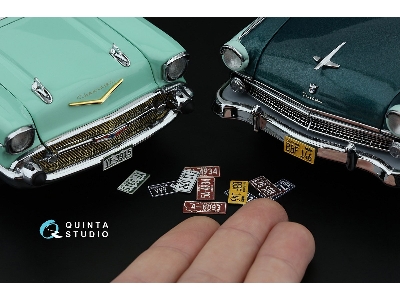 Western Us License Plates 1950-1960 Part 2 With Metal Base (For All Kits) - zdjęcie 9