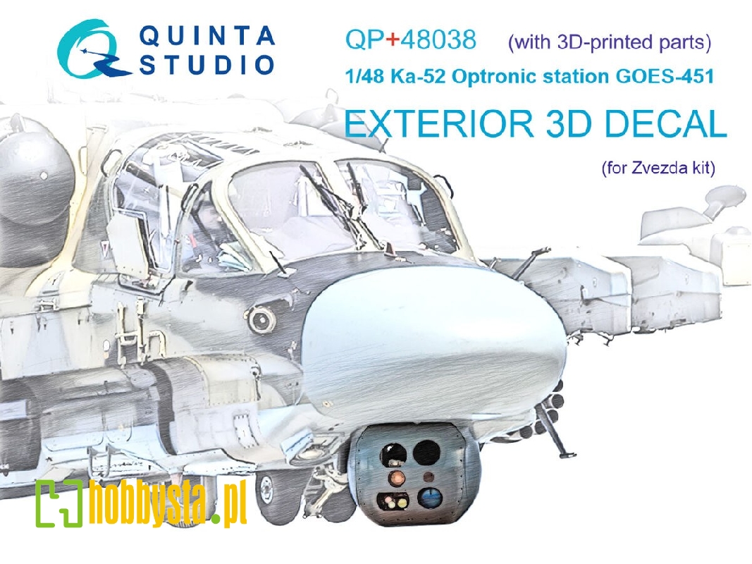 Kamov Ka-52 - Optronic Station Goes-451 (For Zvezda Kits) - zdjęcie 1