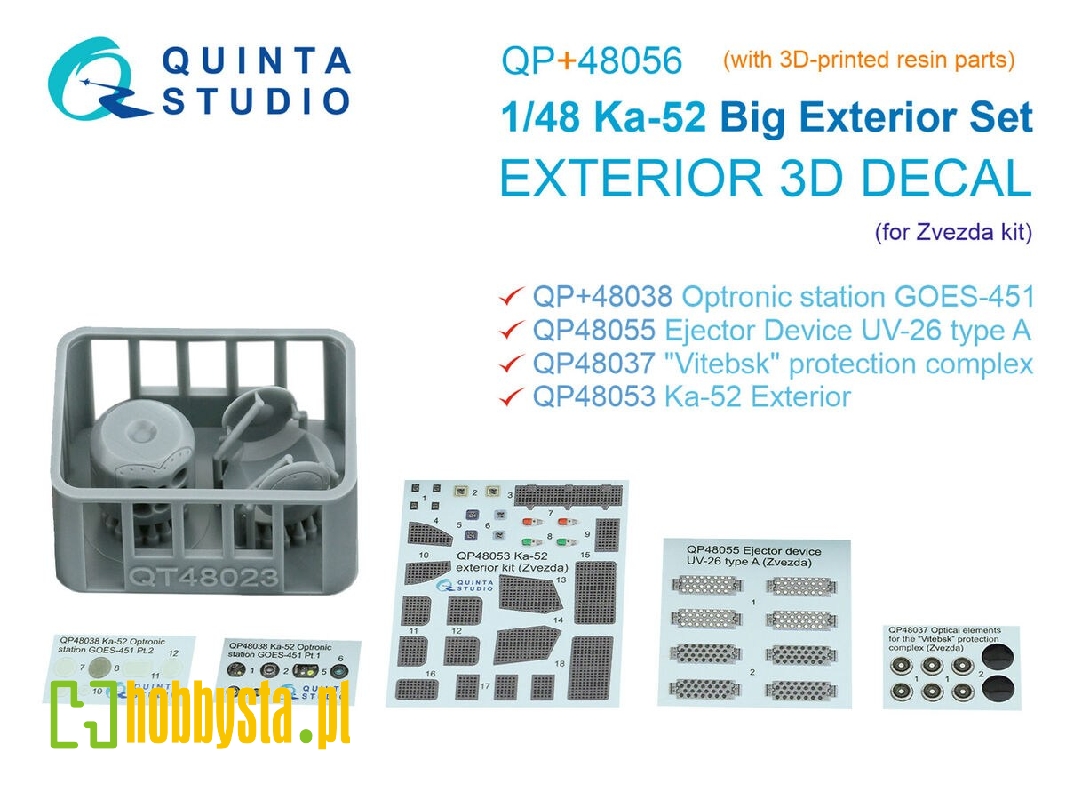 Kamov Ka-52 - Big Exterior Set (For Zvezda Kits) - zdjęcie 1