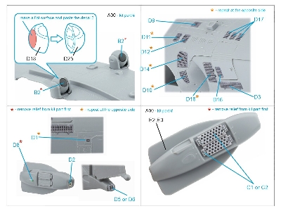 Kamov Ka-52 - Big Exterior Set (For Zvezda Kits) - zdjęcie 6