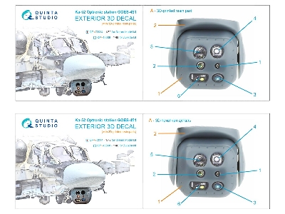 Kamov Ka-52 - Optronic Station Goes-451 With 3d-printed Resin Parts (For Dream Model Kits) - zdjęcie 8