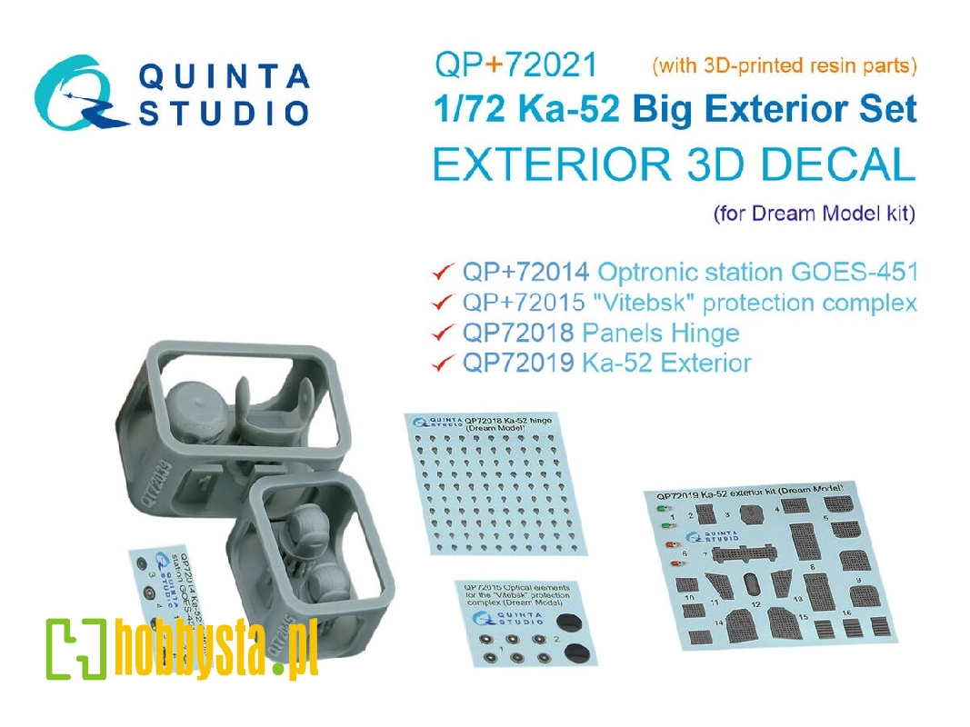 Kamov Ka-52 - Big Exterior Set (For Dream Model Kits) - zdjęcie 1
