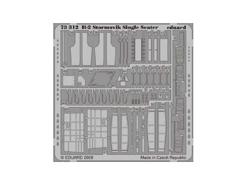  II-2 Stormovik Single Seater S. A. 1/72 - Academy Minicraft - b - zdjęcie 1