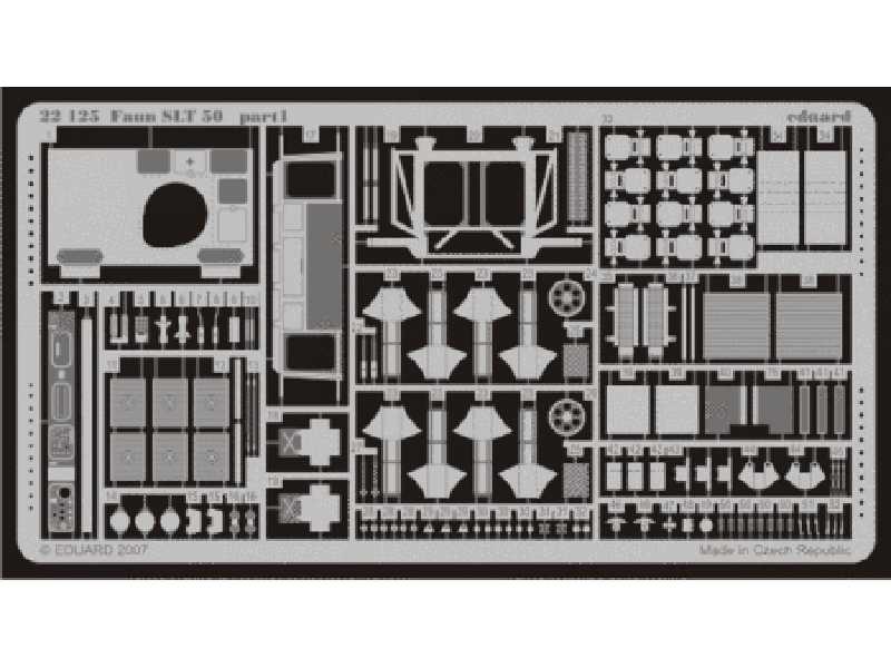 Faun SLT 50 1/72 - Revell - blaszki - zdjęcie 1 Faun SLT 50 1/72 - Revell - blaszki - zdjęcie 1