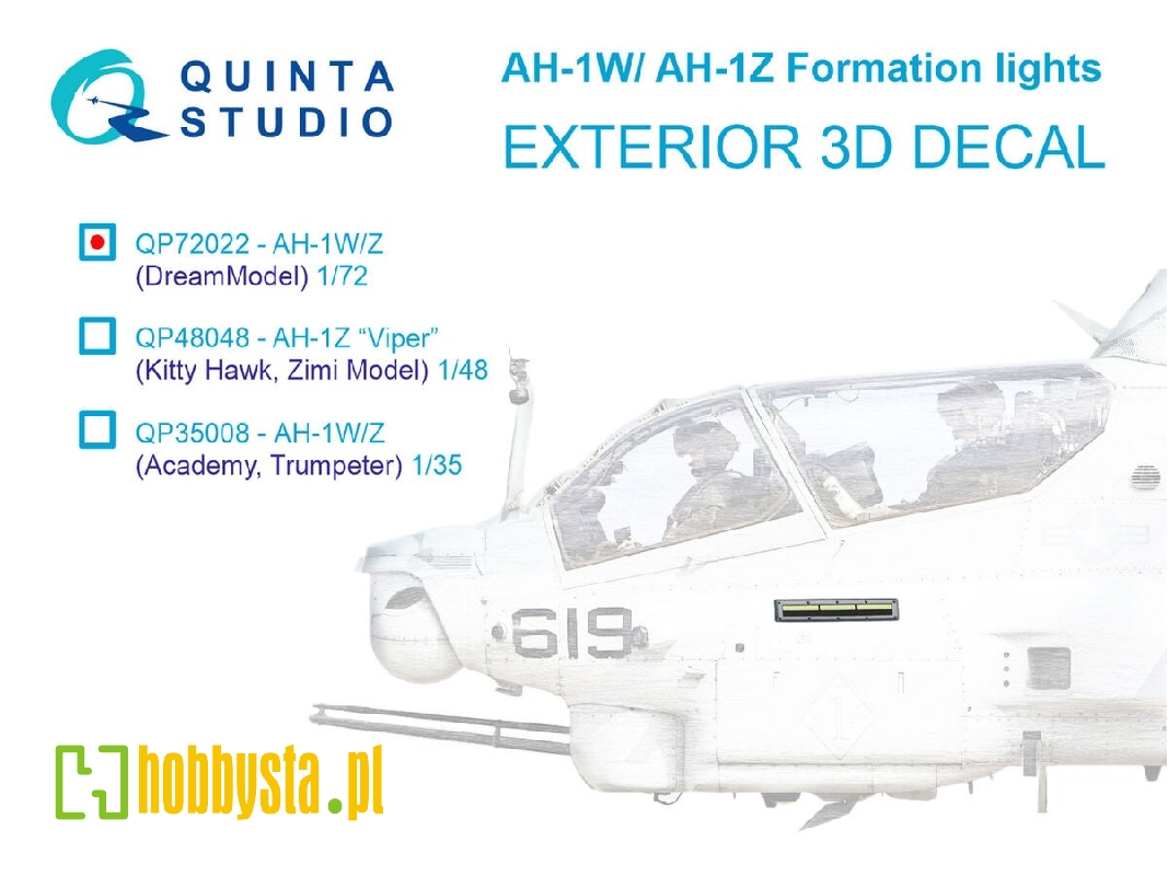Bell Ah-1 W/Z - Formation (Slime) Lights (For Dream Model Kits) - zdjęcie 1