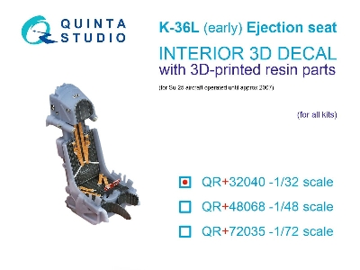 K-36l (Early) Ejection Seat - For Su-25 Aircraft Until 2007(For All Kits) - zdjęcie 1