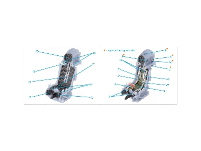K-36dm Series2 (Early) Ejection Seat - For Mig-29, Mig-31, Su-27, Su-33 Aircraft Until 2007 (For All Kits) - zdjęcie 9