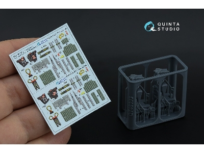 Gru-7 A Early - 2 Ejection Seats For F-14 A (For Tamiya & Hobby Boss Kits) - zdjęcie 2
