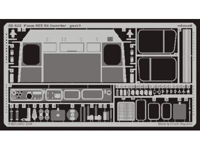  Faun SLT 56 interior 1/35 - Trumpeter - blaszki - zdjęcie 1