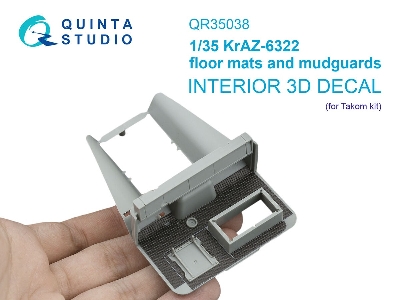 Kraz-6322 - Floor Mats And Mudguards (For Takom Kits) - zdjęcie 1