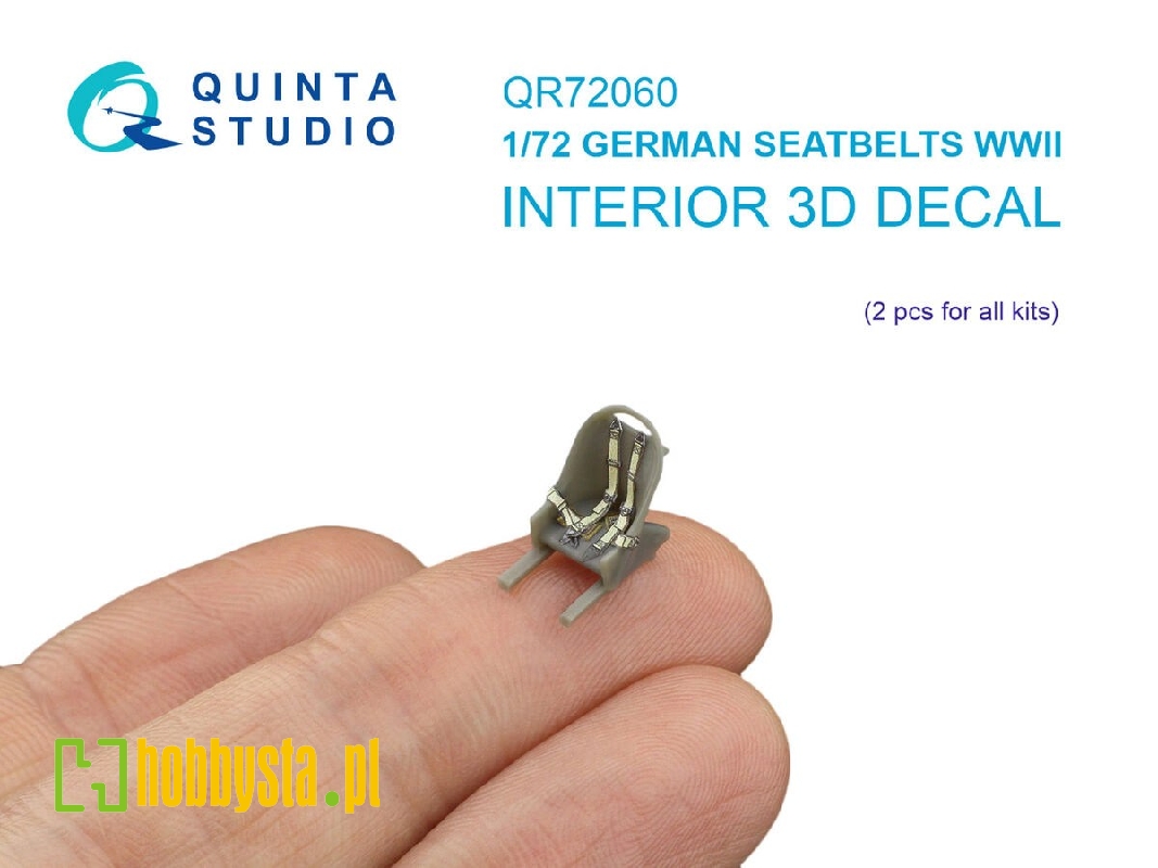 German Wwii Fighter Seatbelts (For 2 Seats And All Kits) - zdjęcie 1