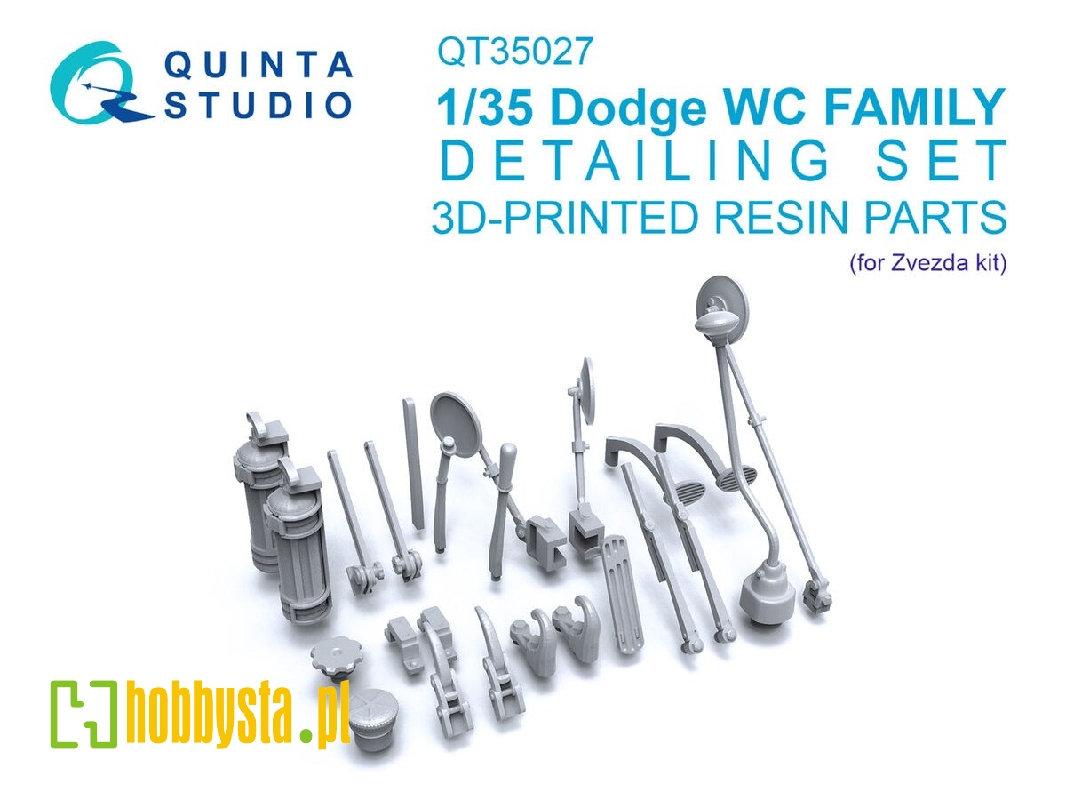 Dodge Wc Family - Detailing Set (3d-printed / For Zvezda Kits) - zdjęcie 1