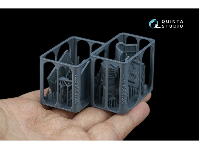 Kamov Ka-52 / Ка-52 М - Engine With Bay And Cover, Portside - Left (For Zvezda And Quinta Kits) - zdjęcie 2