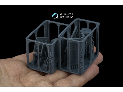 Kamov Ka-52 / Ка-52 М - Engine With Bay And Cover, Starboard - Right (For Zvezda And Quinta Kits) - zdjęcie 2