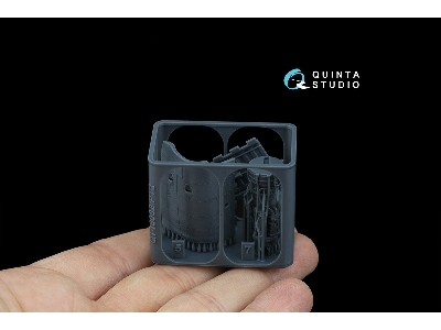 Kamov Ka-52 / Ка-52 М - Engine With Bay And Cover, Starboard - Right (For Zvezda And Quinta Kits) - zdjęcie 4