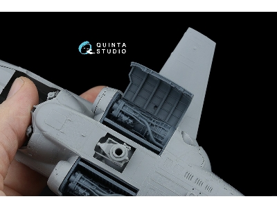 Kamov Ka-52 / Ка-52 М - Engine With Bay And Cover, Starboard - Right (For Zvezda And Quinta Kits) - zdjęcie 7