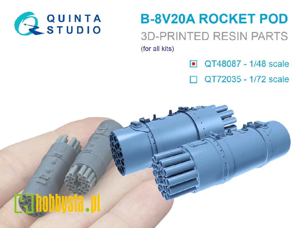 B-8v20a - Rocket Pods (2 Pcs / For All Kits) - zdjęcie 1