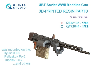 Soviet Wwii Ubt Machine Gun (2 Pcs / For All Kits) - zdjęcie 1