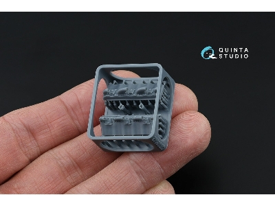 Yakovlev Yak-7b / Yak-9d - Ratchet And Early Exhaust (3d-printed / For Zvezda Kits) - zdjęcie 2